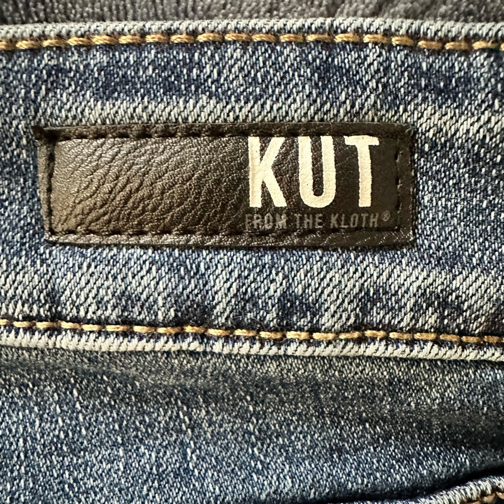 Kut from the Kloth Blue Flare Wide Leg Jeans - Picture 6 of 15